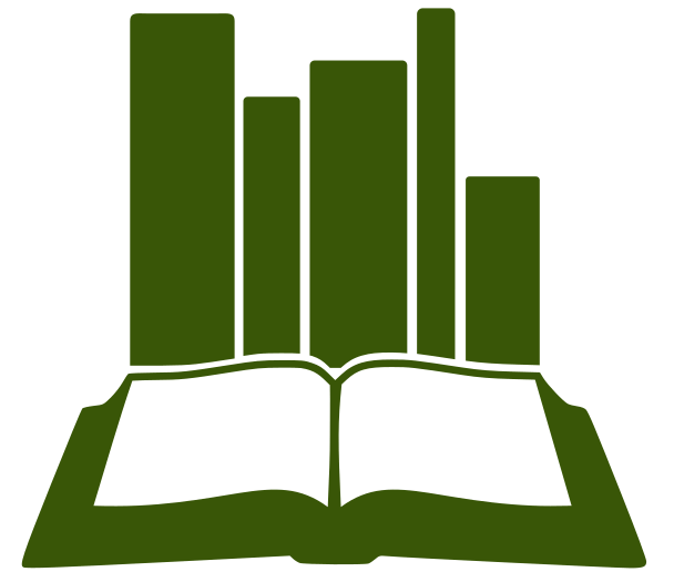 dtl commons logo with a book lying flat