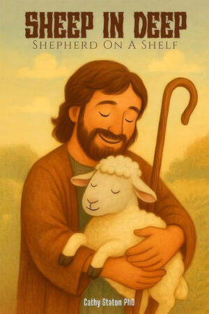 Sheep in Deep: Shepherd on a Shelf by Cathy Staton